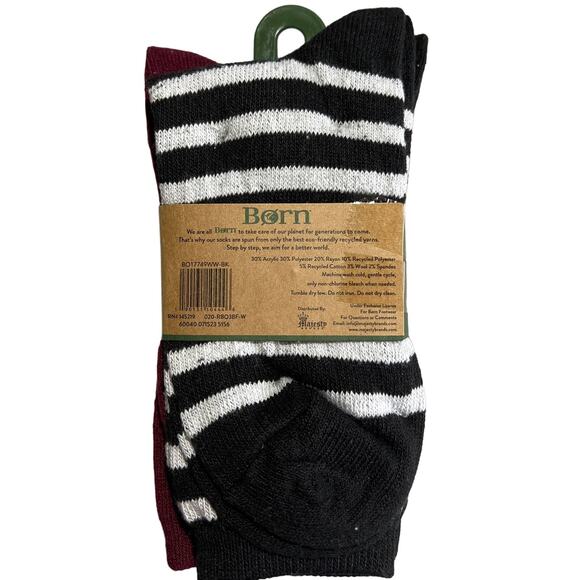 Born 3 Pack Wool Cotton Blend Boot Socks - Picture 3 of 4